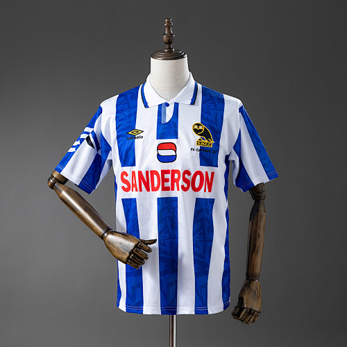 Sheffield Wednesday 92/93 Titular Retrô Camisa S-XXL