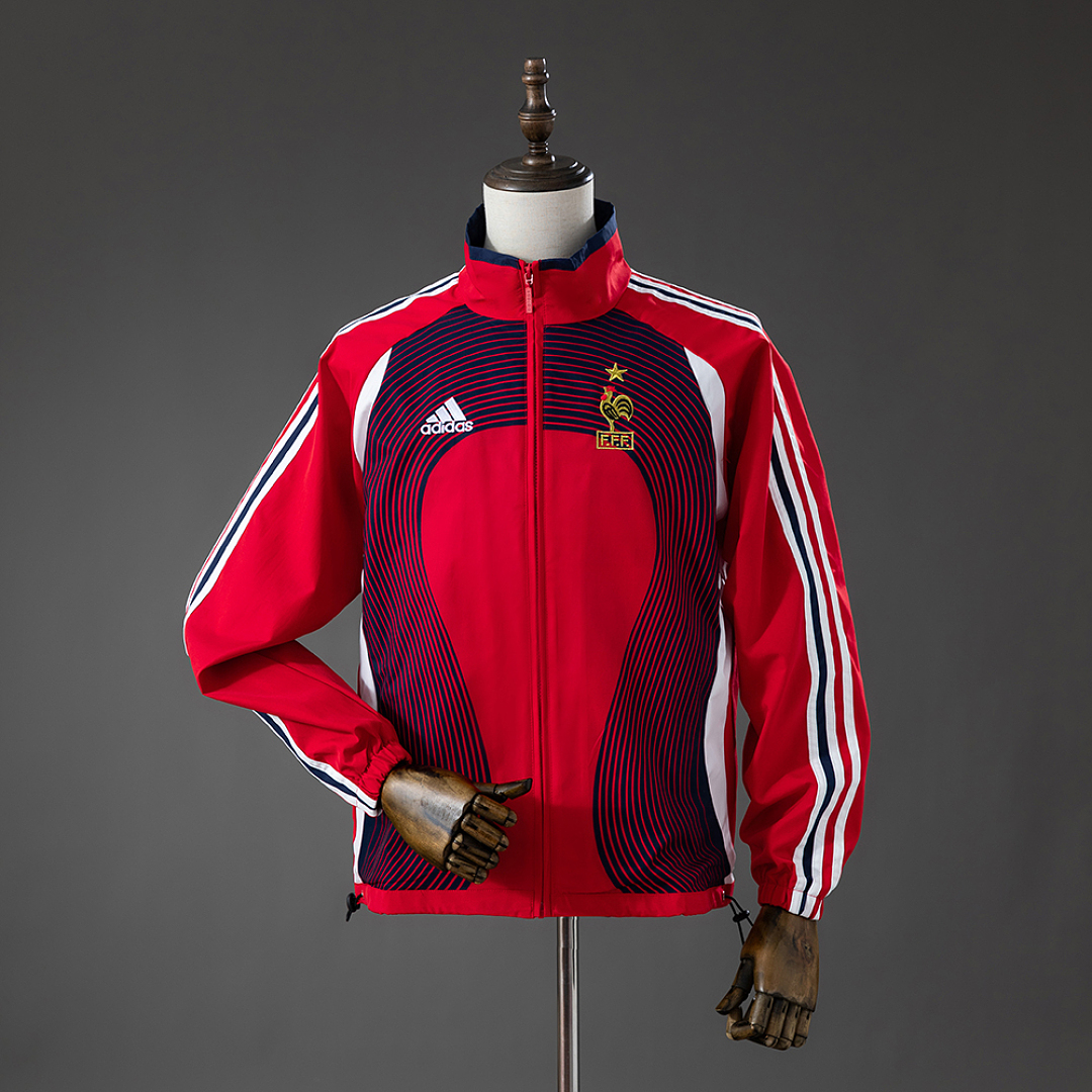 France 2006 Training Windbreaker - Red S-XXL, foto 1