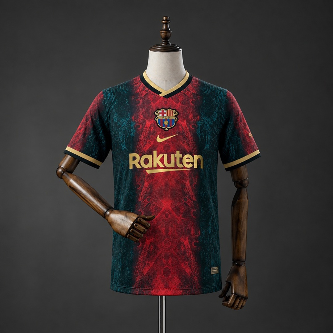 Retrô Barcelona 21/22 Conceito Camisa S-XXL, foto 1