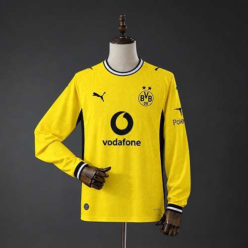 Borussia Dortmund 26/27 Titular Manga longa Camisa S-4XL