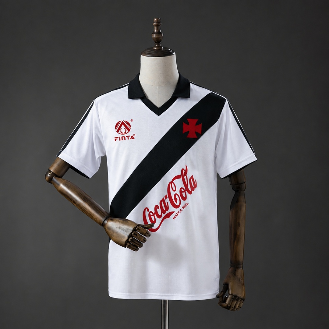 Vasco Da Gama 1988 Visitante Retrô Camisa S-XXL, foto 1