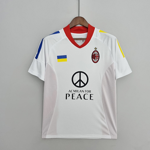 Retrô 02/03 AC Milan Visitante Champions League Final Edition S-XXL