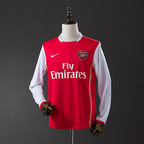 Arsenal 06/07 Titular Manga longa Retrô Camisa S-XXL