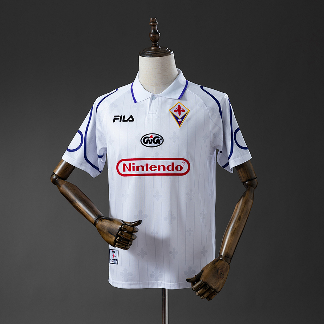 Fiorentina 97/98 Visitante Retrô Camisa S-XXL, foto 1