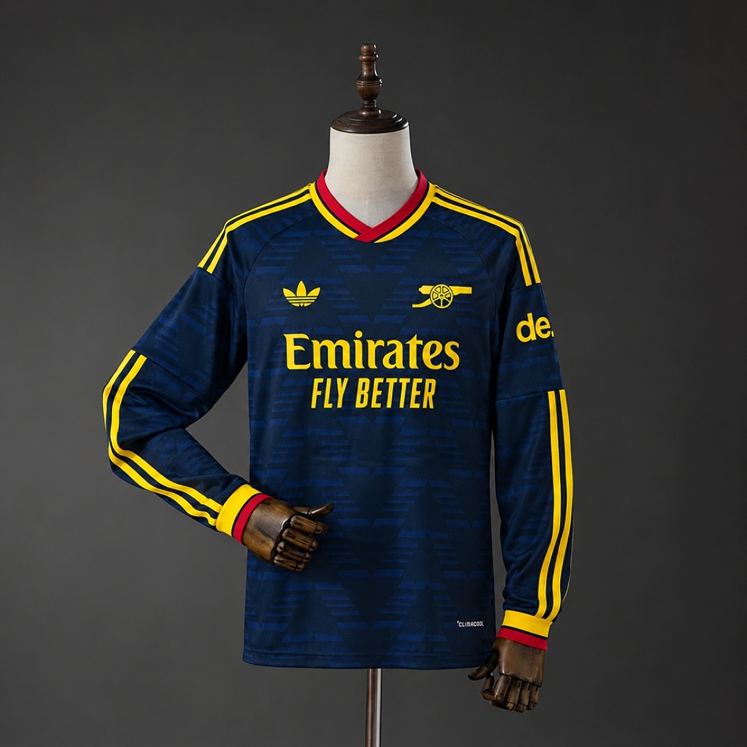 Arsenal 26/27 Visitante Manga longa Camisa S-4XL, foto 1