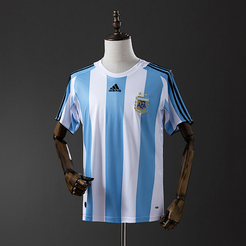 Argentina 08/10 Titular Retrô Camisa S-XXL