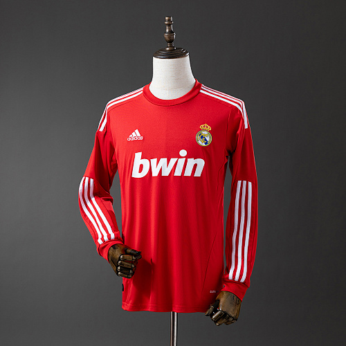 Retrô Manga longa Real Madrid 11/12 Terceira S-XXL