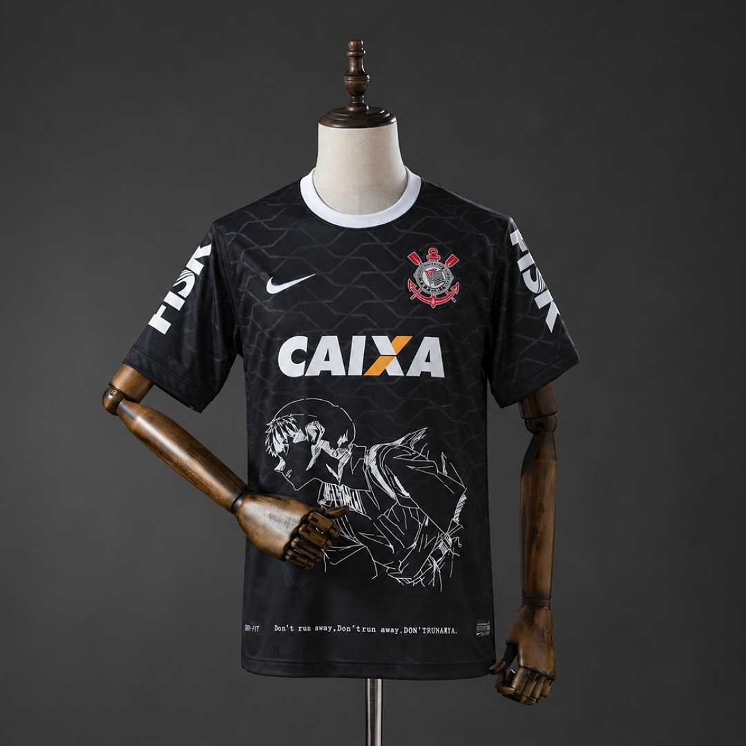 Corinthians 2012 Visitante HUMAN EVAGELION Retrô Camisa S-XXL, foto 1