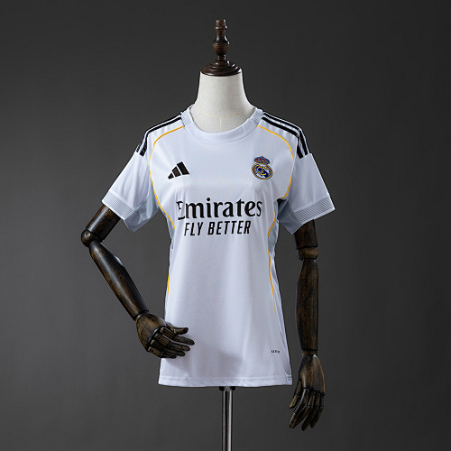 Real Madrid 25/26 Titular Feminina Camisa S-XXL