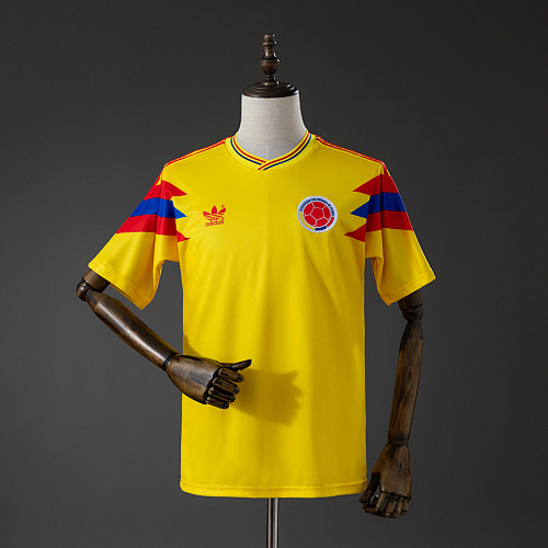 Colombia 1990 Originals Retrô Titular Camisa S-XXL