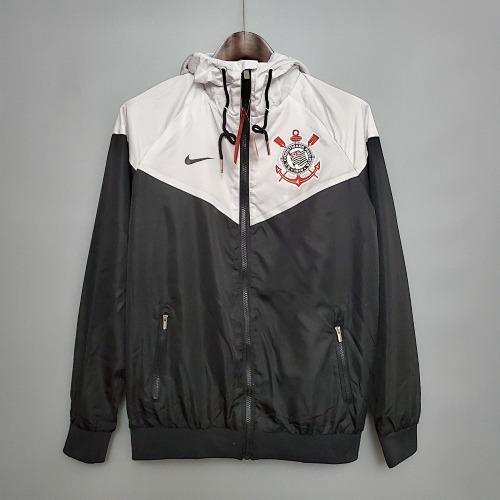 Windbreaker Corinthians Black & White S-XXL