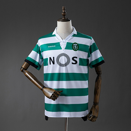 Sporting Lisbon 18/19 Titular Retrô Camisa S-XXL