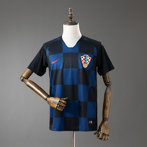 Croatia 2018 Visitante Retrô Camisa S-XXL