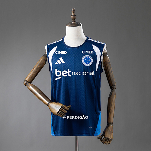 Cruzeiro 26/27 All sponsors Training - Dark Blue Vest Camisa S-4XL