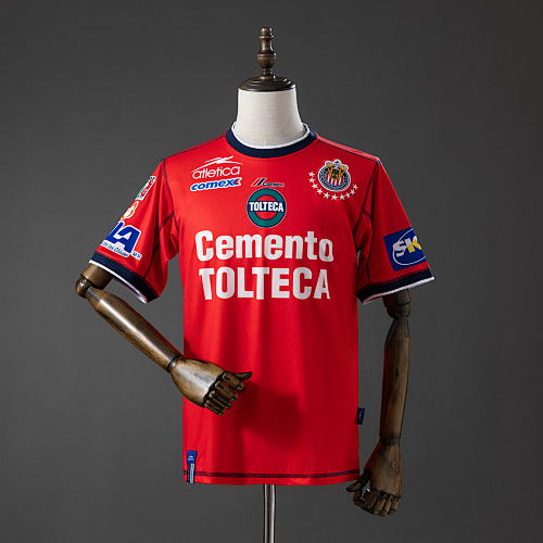 Chivas de Guadalajara 02/03 Titular Retrô Camisa S-XXL