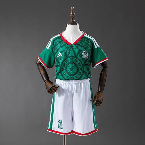 Mexico 2026 Titular Kit infantil Tamanho 16-28