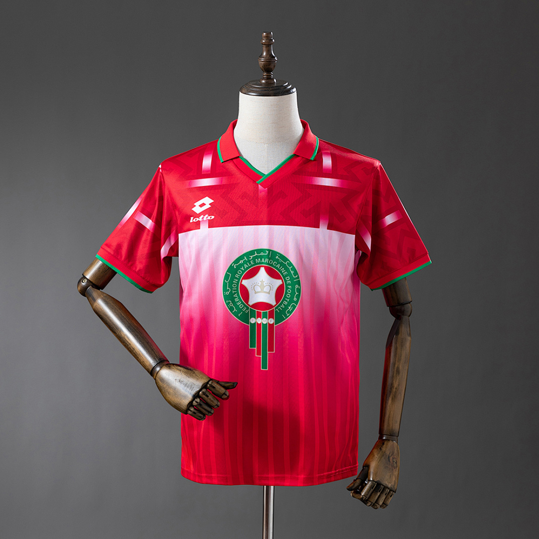 Morocco 1994 Titular Retrô Camisa S-XXL, foto 1