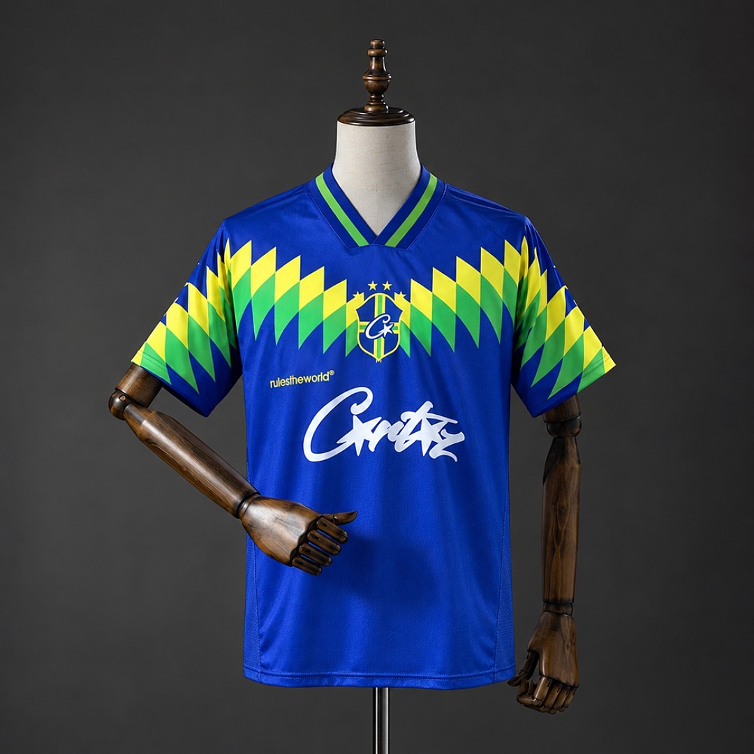 Brazil 1995 Visitante Corteiz Retrô Camisa S-XXL, foto 1