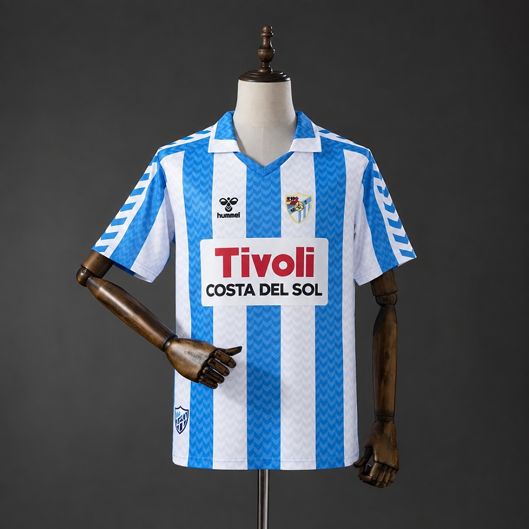 Retrô Málaga 120º Aniversário Camisa S-XXL, foto 1