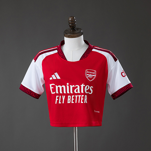 Arsenal 26/27 Titular Match Feminina Crop Camisa S-XXL
