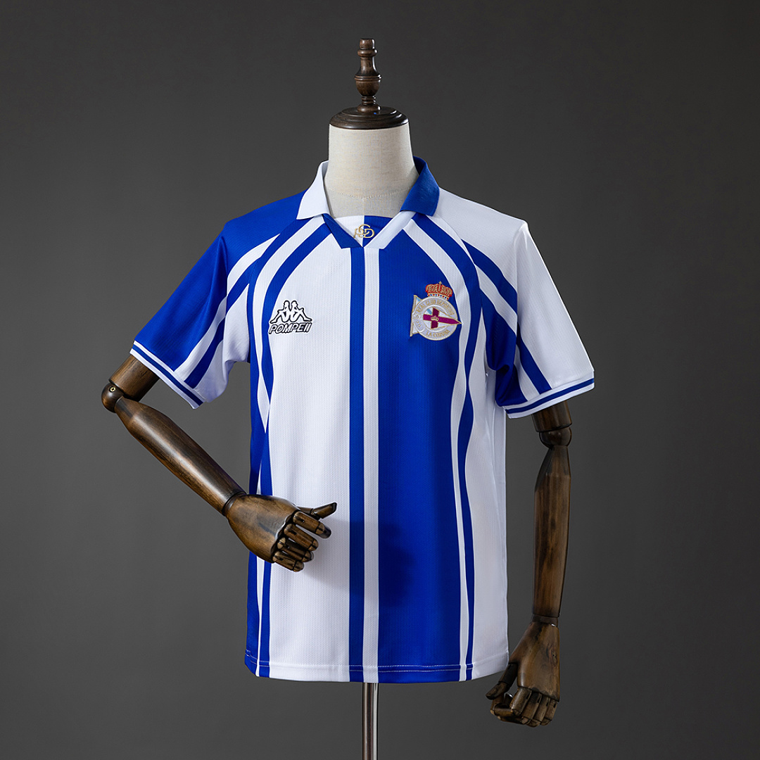 Deportivo La Coruna X Bebet Pompeii Retrô Style Camisa S-4XL, foto 1