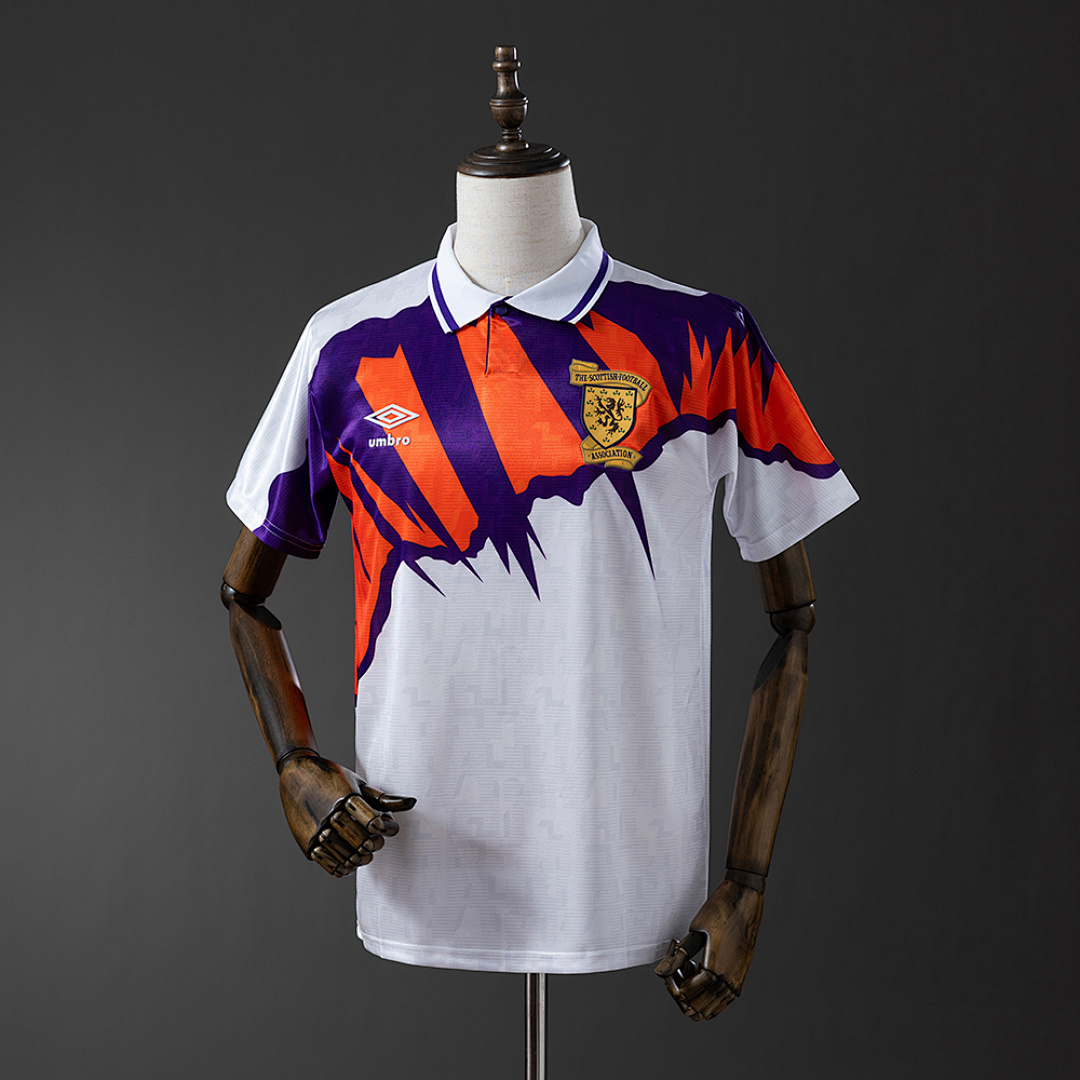 Scotland 91/93 Visitante Retrô Camisa S-XXL, foto 1