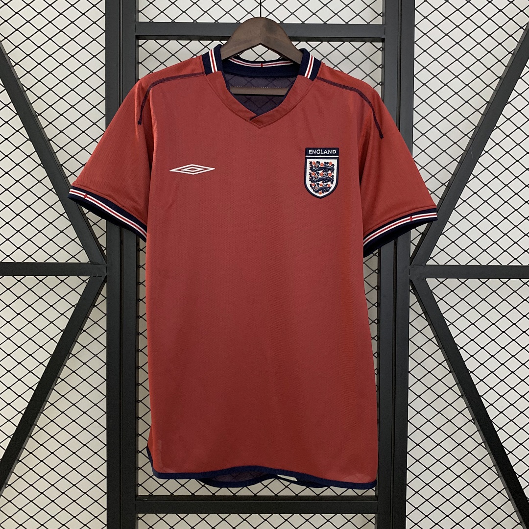 Retrô England 2002 Visitante S-XXL, foto 1