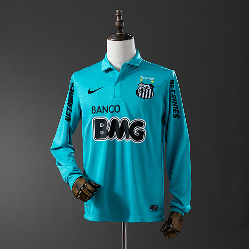 Santos 12/13 Second Visitante Retrô Manga longa Camisa S-XXL