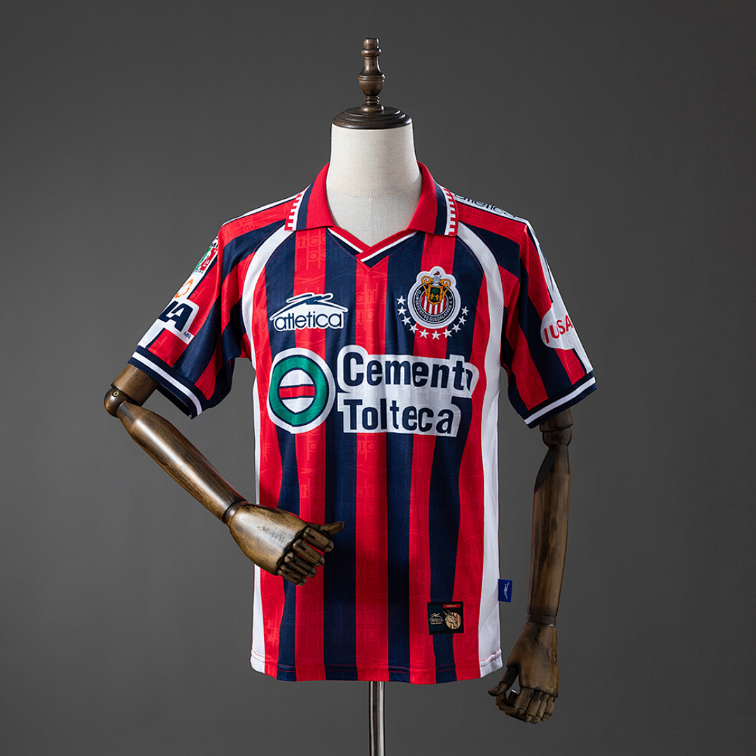 Chivas de Guadalajara 99/00 Terceira Retrô Camisa S-XXL, foto 1