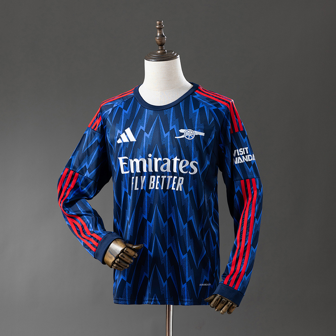 Arsenal 25/26 Visitante Manga longa Camisa S-4XL, foto 1