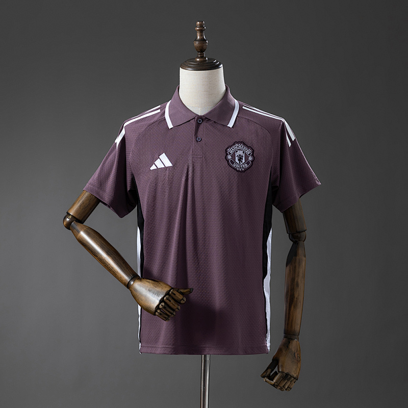 M-U 25/26 POLO - Grey Purple S-XXL