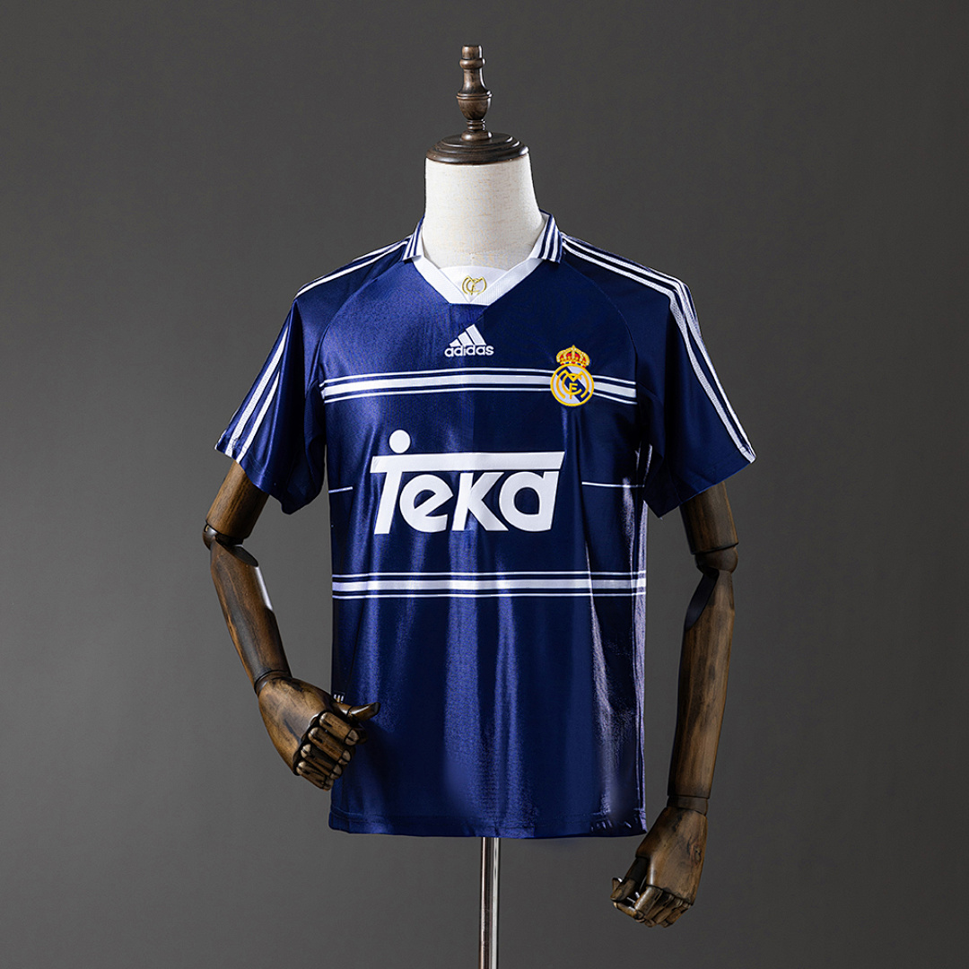 Real Madrid 98/99 Visitante Retrô Camisa S-XXL, foto 1