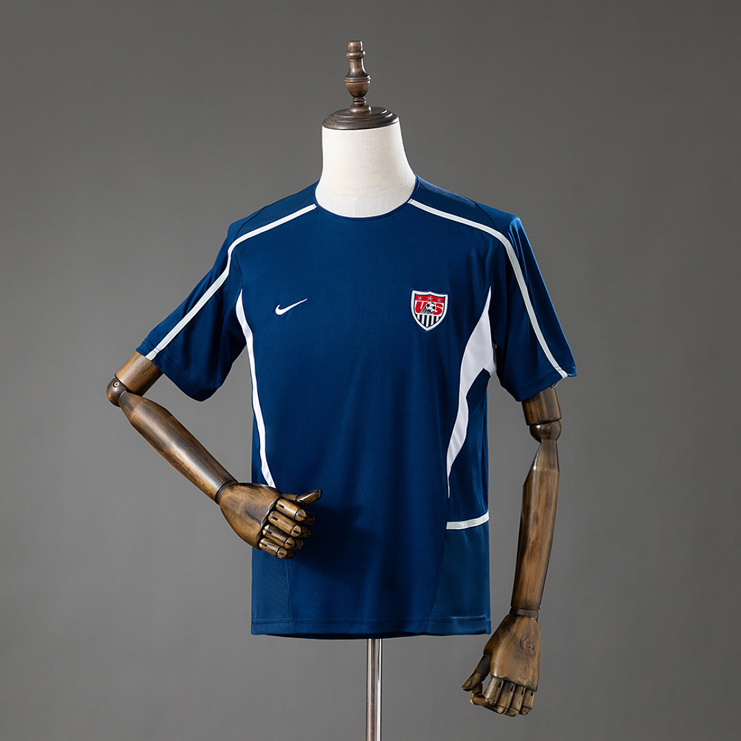 USA 2002 Visitante Retrô Camisa S-XXL, foto 1