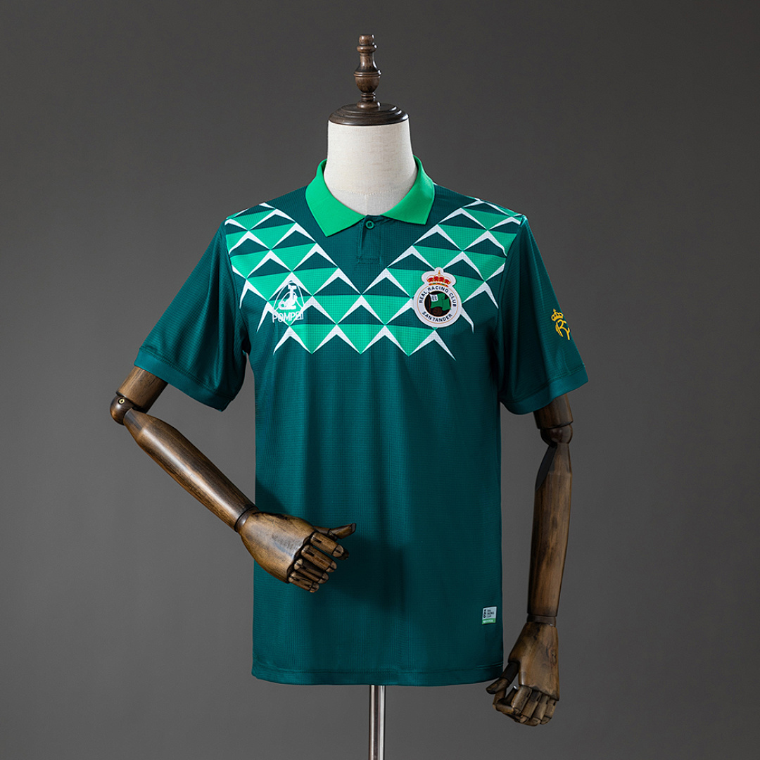 Racing de Santander 113th Anniversary Goleiro Camisa Green S-4XL, foto 1