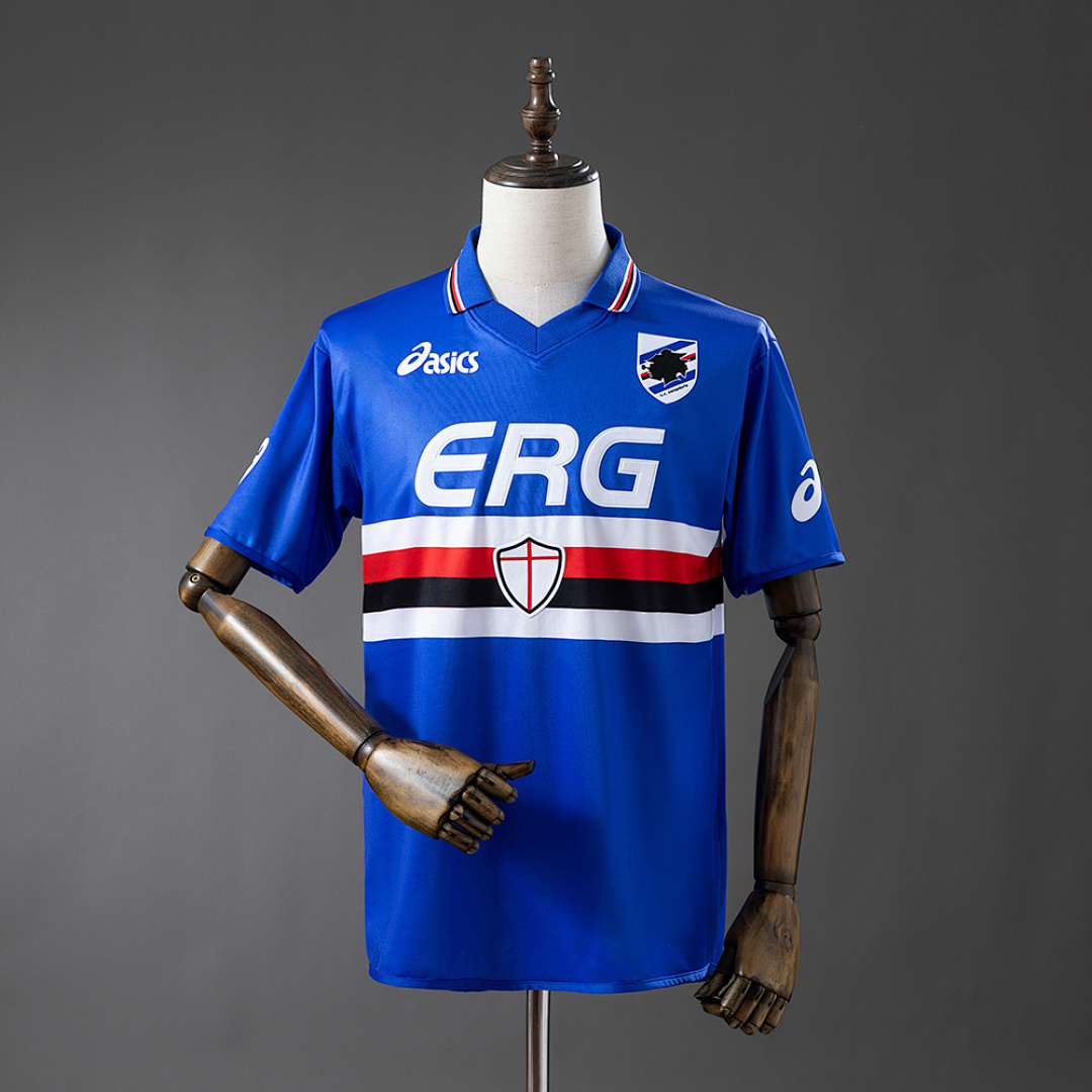 Sampdoria 03/04 Titular Retrô Camisa S-XXL, foto 1