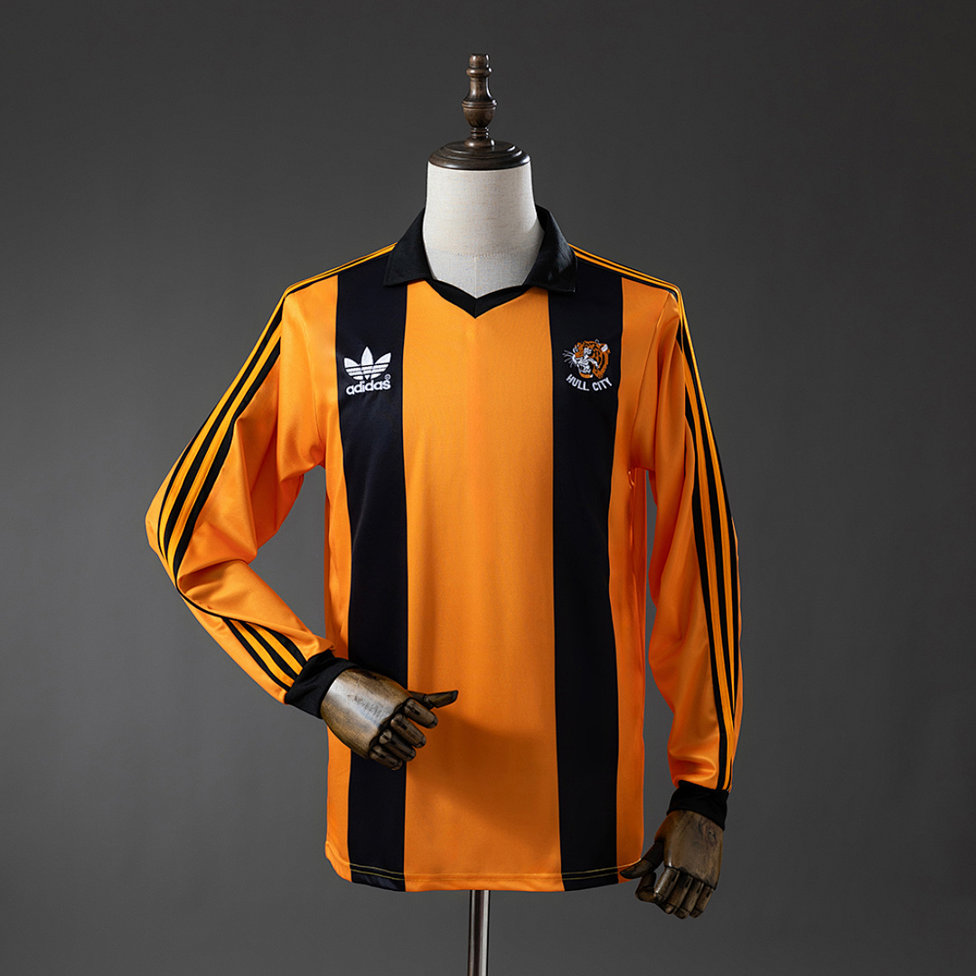Hull City 81/82 Titular Manga longa Retrô Camisa S-XXL, foto 1