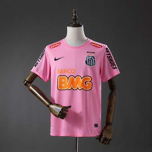 Santos 12/13 Retrô-Pink Camisa S-XXL