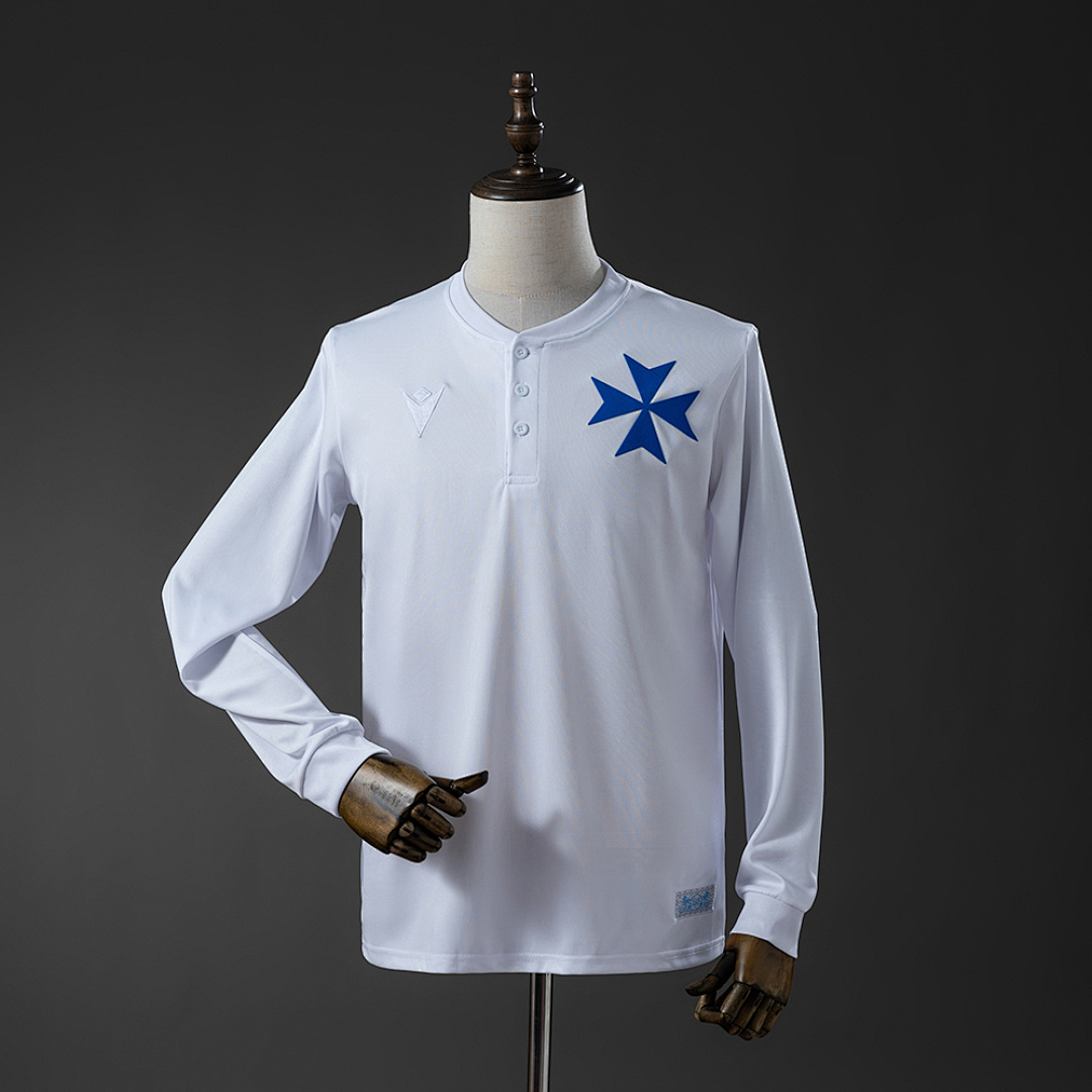 Blackburn Rovers 150th Edição de aniversário Manga longa White Camisa S-4XL, foto 1