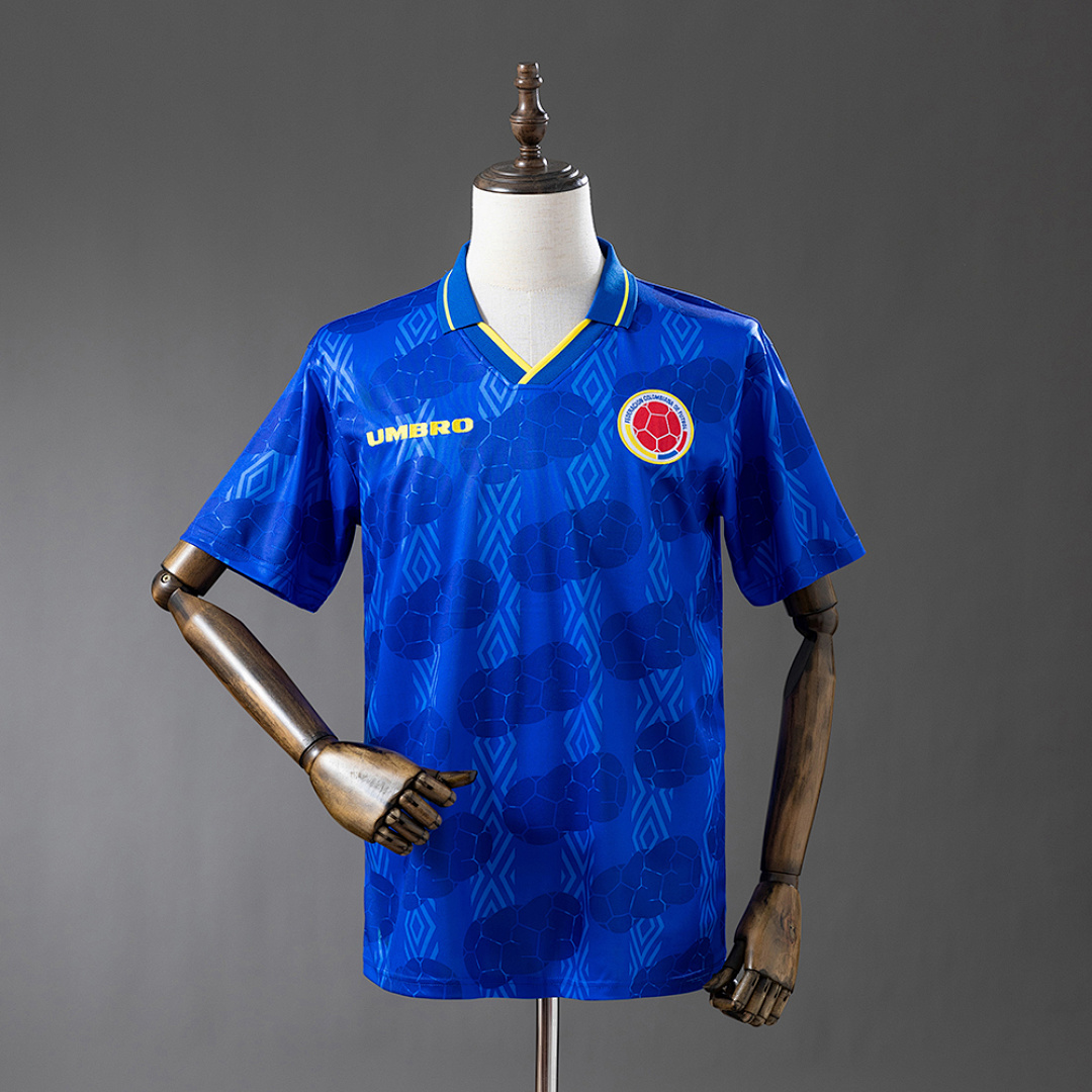 Colombia 1994 Visitante Retrô Camisa S-XXL, foto 1