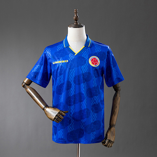 Colombia 1994 Visitante Retrô Camisa S-XXL