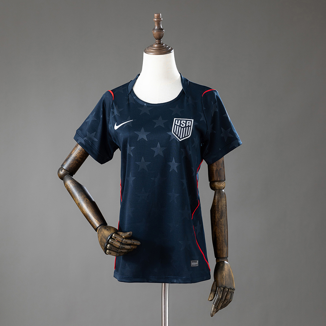 USA 2026 Visitante Feminina Camisa S-XXL, foto 1