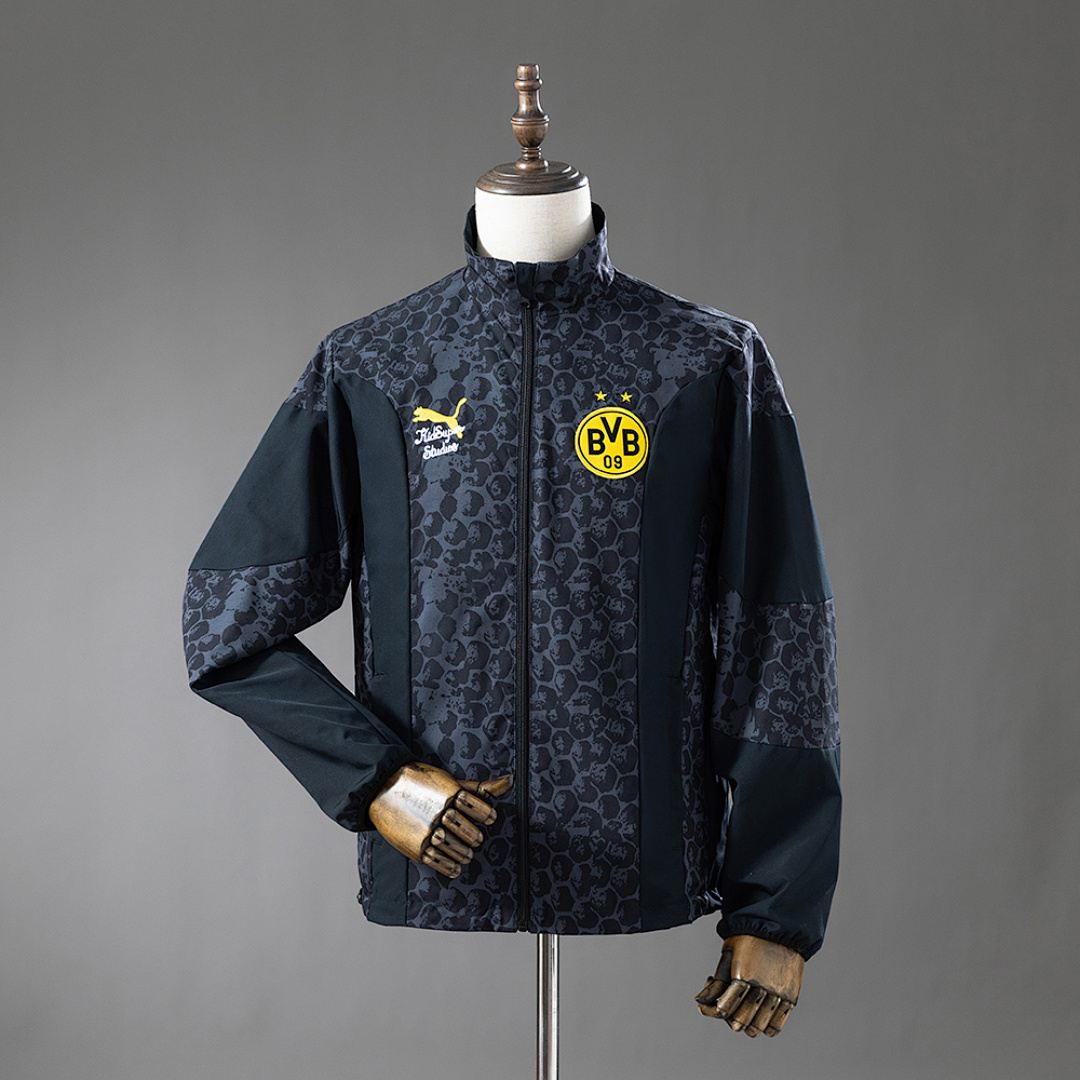 Borussia Dortmund Reversible Jacket Windbreaker- Black S-XXL, foto 1