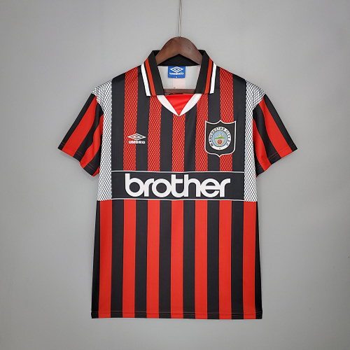 Retrô 94/96 Manchester City Visitante S-XXL