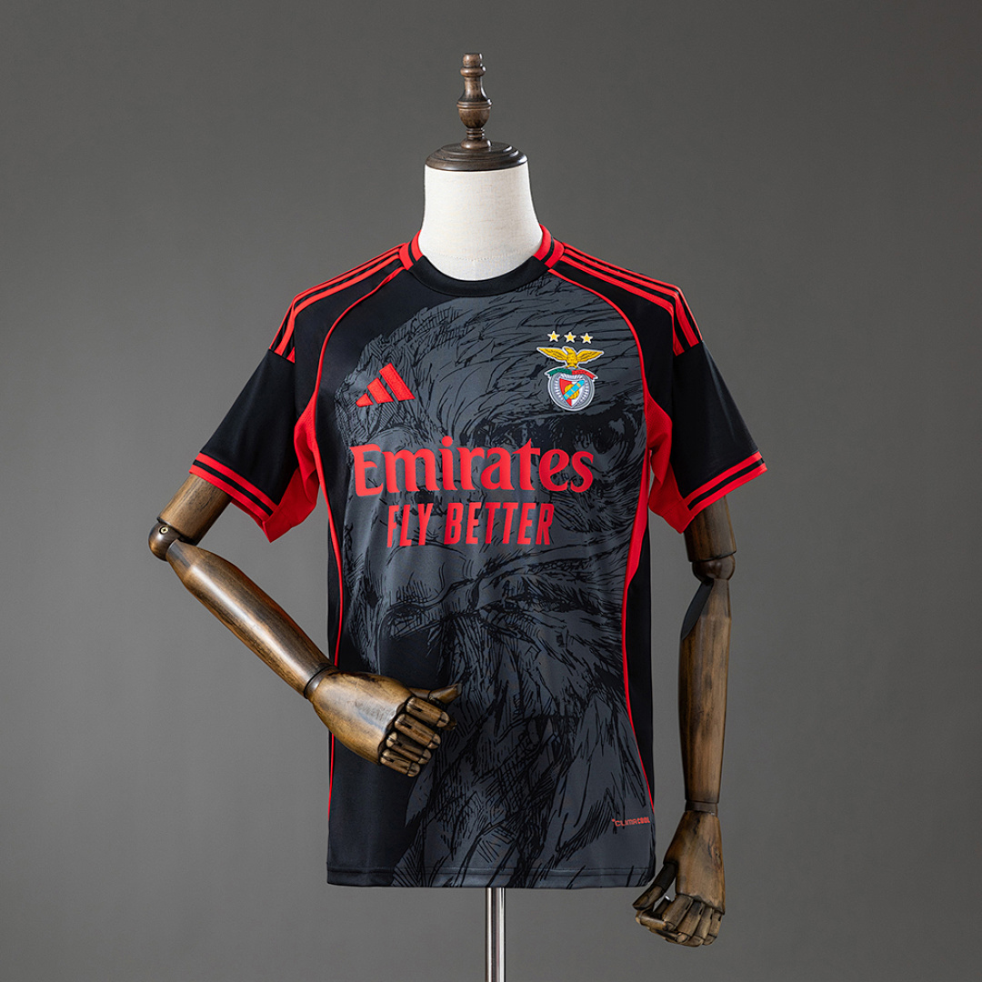 Benfica 26/27 Special Eagle Camisa - Black& Red S-4XL, foto 1