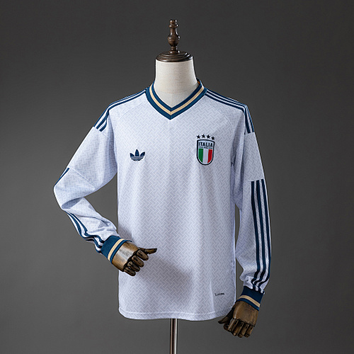 Italy 2026 Visitante Manga longa Camisa S-4XL