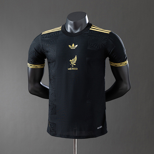 Mexico 25/26 Edição especial Black Versão jogador Camisa S-4XL
