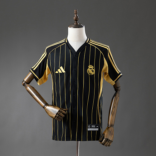 Real Madrid 25/26 Baseball - Black Camisa S-4XL