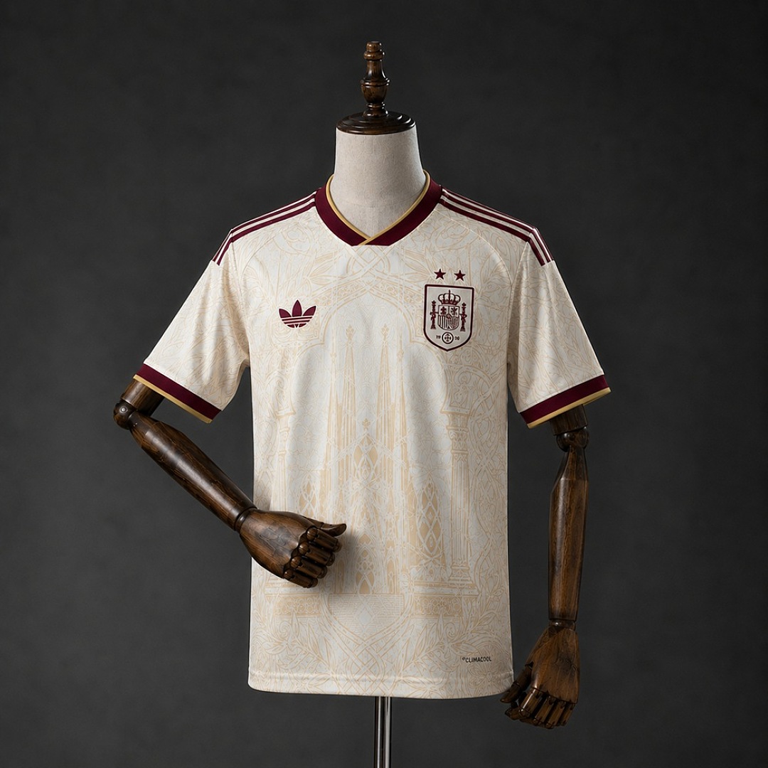Spain 2026 White Champion Commemorative Camisa S-4XL, foto 1