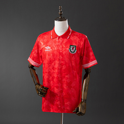 Wales 1990/92 Titular Retrô Camisa S-XXL