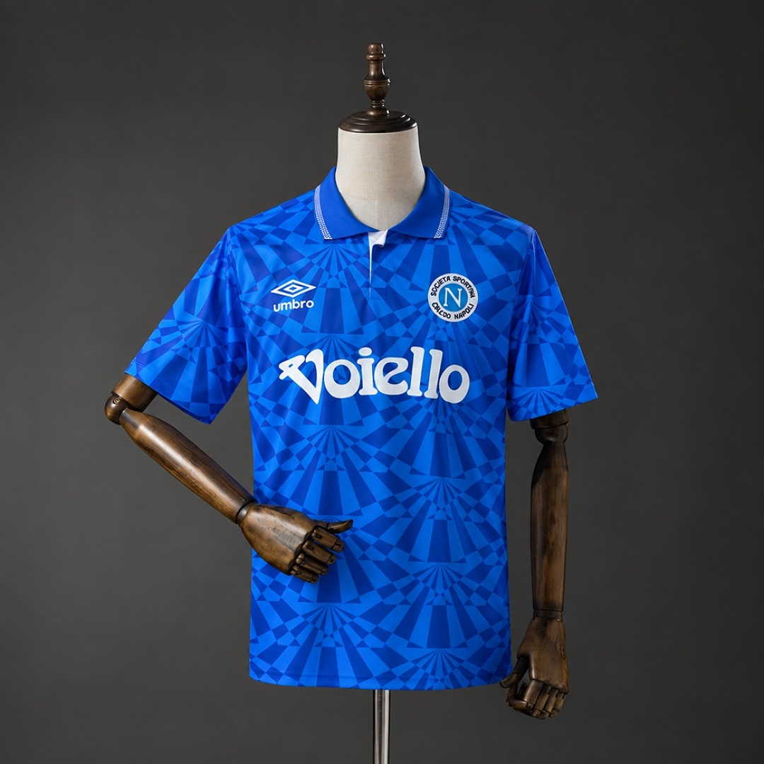 Retrô Napoli 91/93 Titular Camisa S-XXL, foto 1
